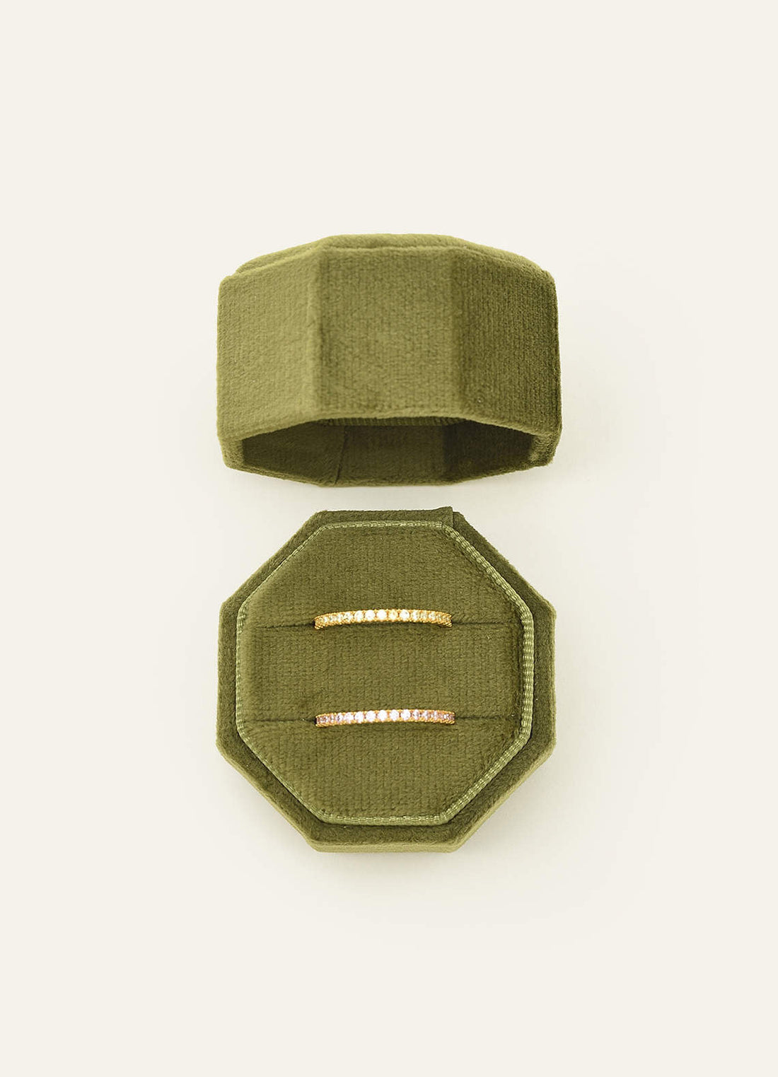 Wedding Day Velvet Ring Box — green — 图 1/132