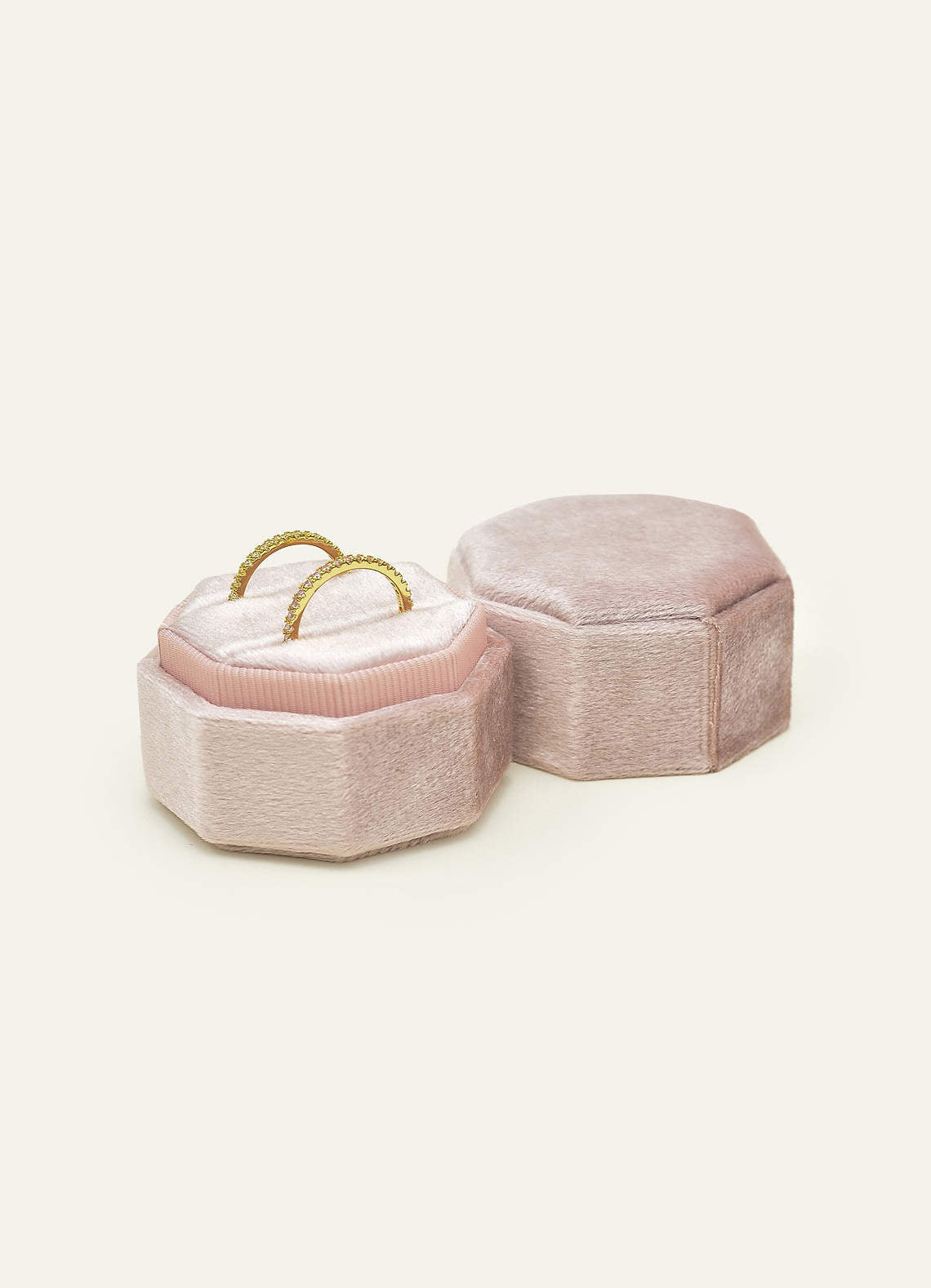 Wedding Day Velvet Ring Box — Light Pink — 图 64/132