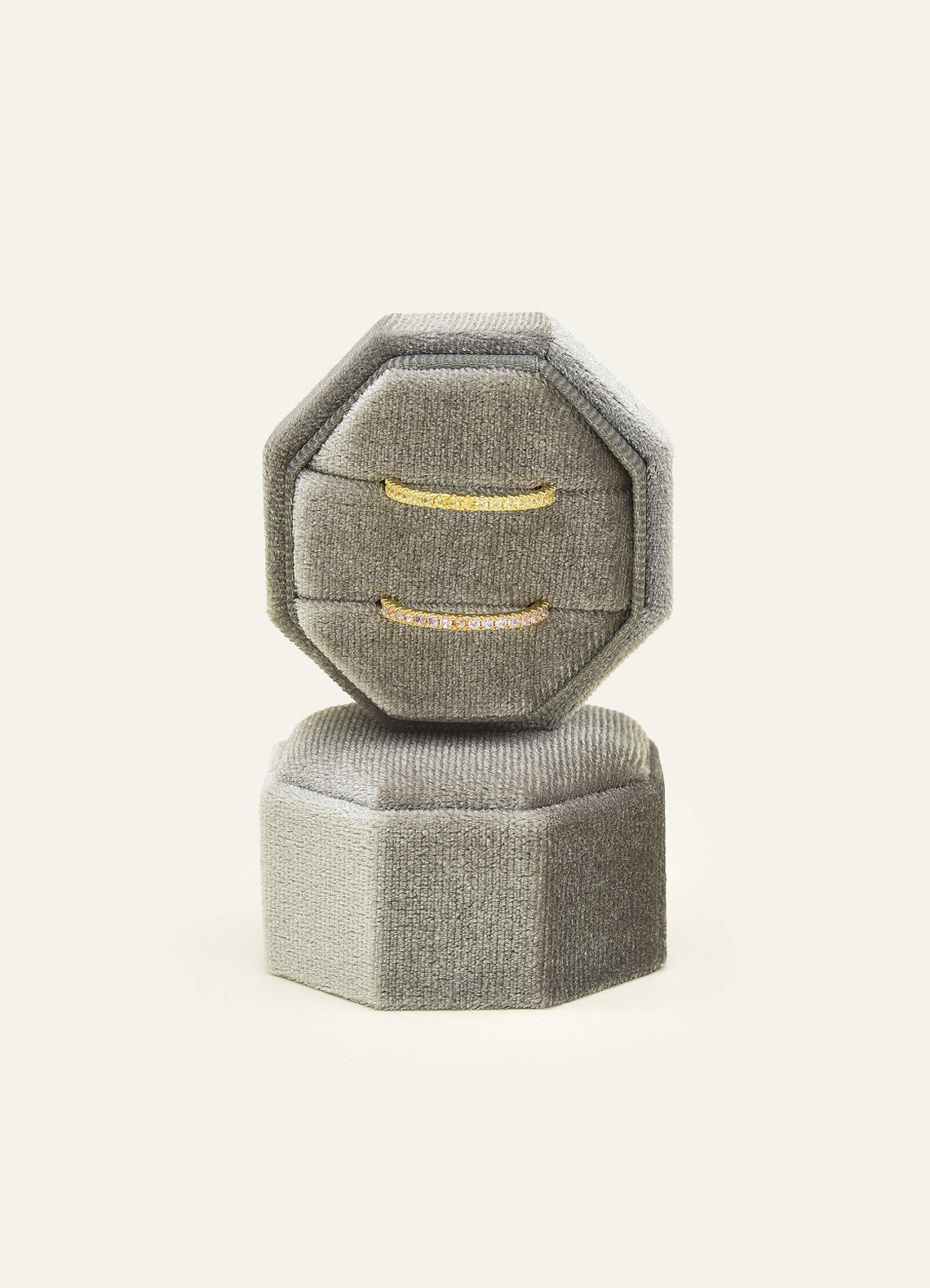 Wedding Day Velvet Ring Box — Grey — 图 82/132