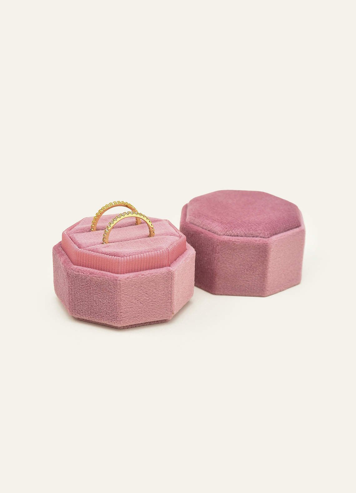 Wedding Day Velvet Ring Box — candy pink — 图 53/132