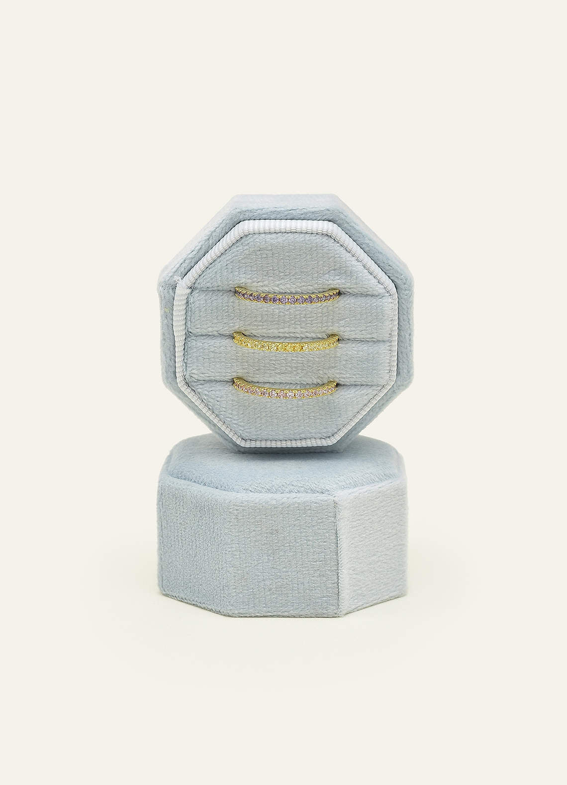 Wedding Day Velvet Ring Box — Light Blue — 图 84/132