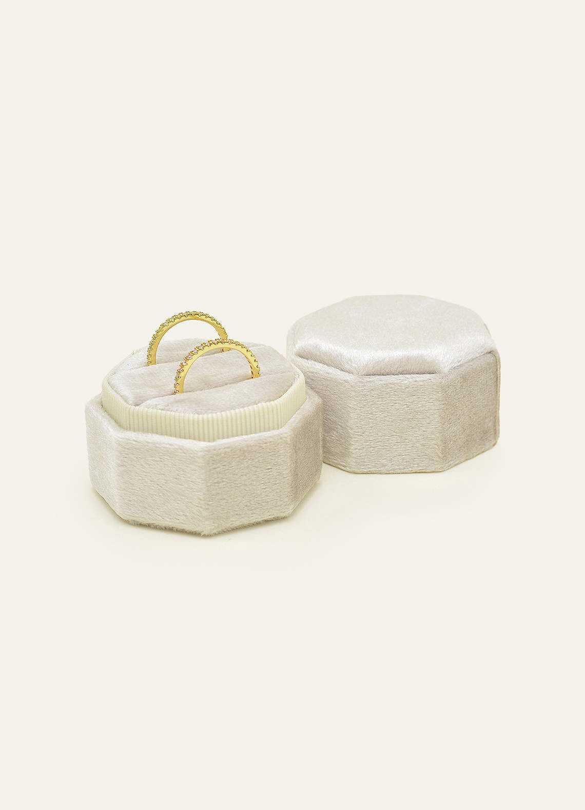 Wedding Day Velvet Ring Box — Apricot — 图 59/132