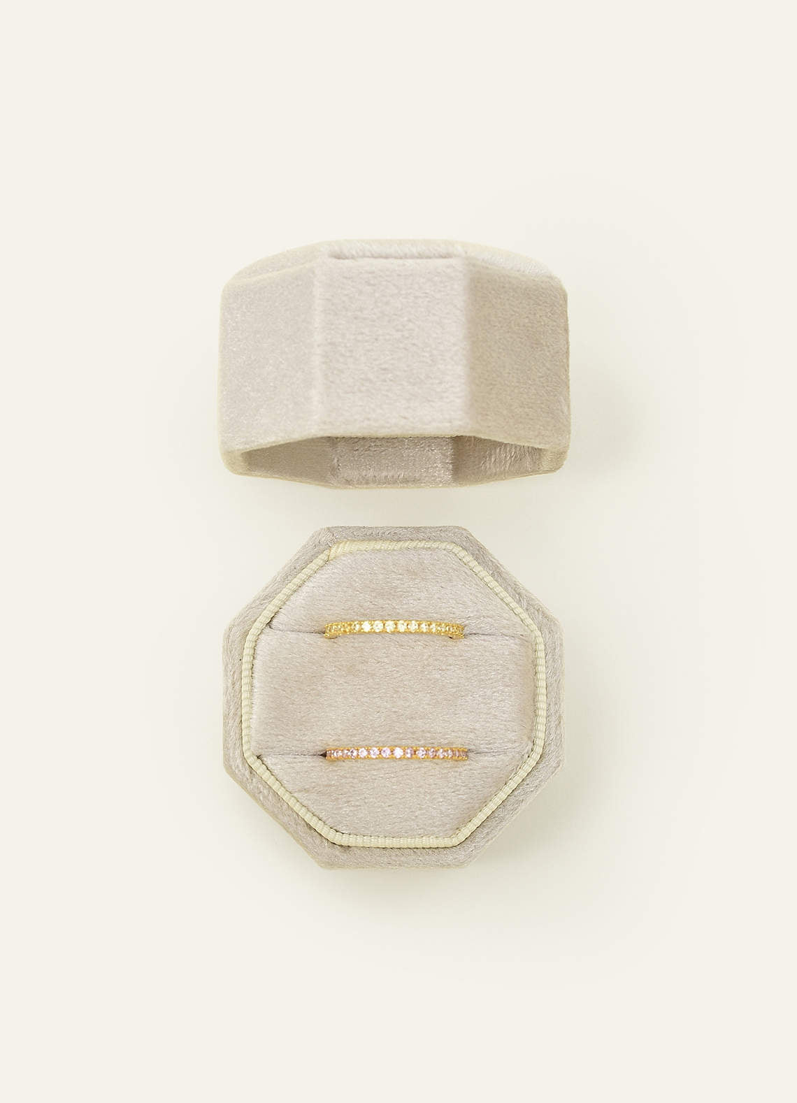 Wedding Day Velvet Ring Box — Apricot — 图 13/132