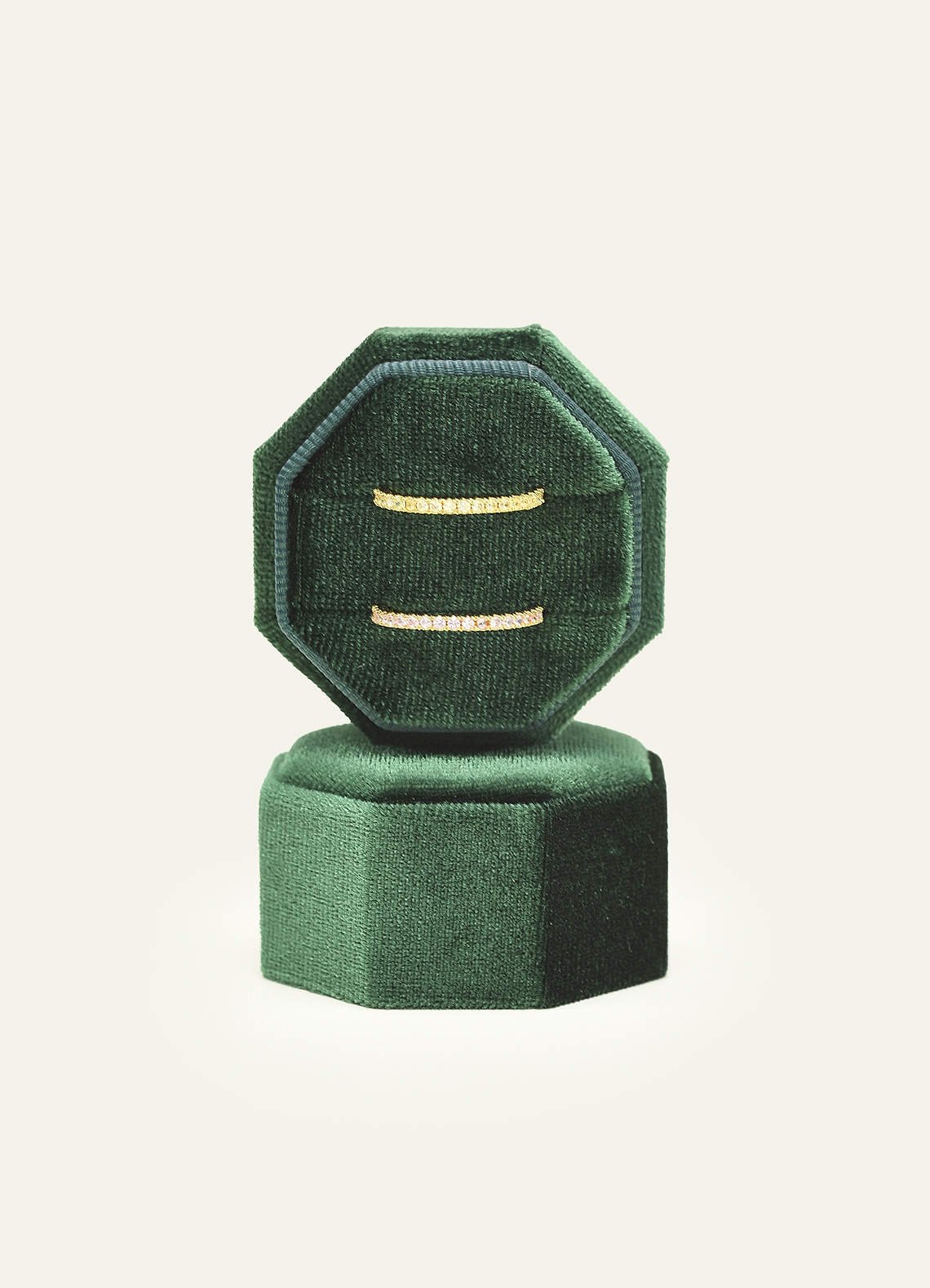 Wedding Day Velvet Ring Box — Dark Green — 图 71/132
