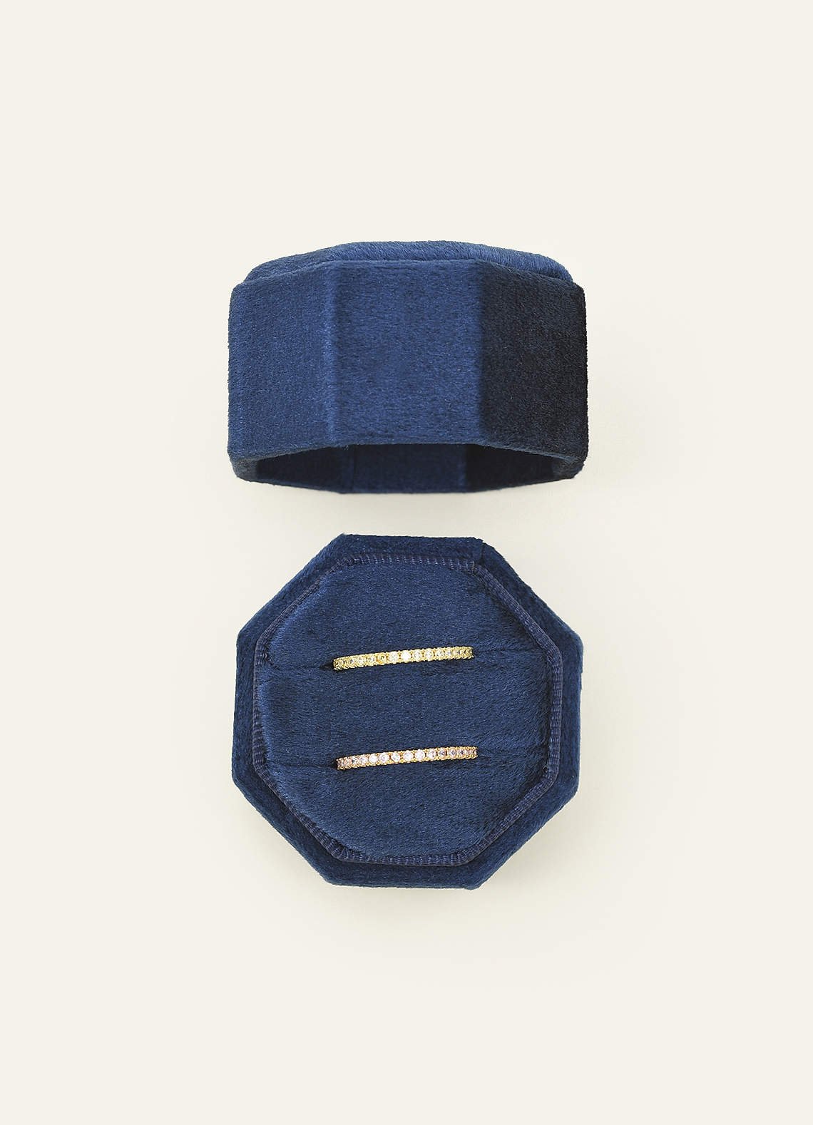 Wedding Day Velvet Ring Box — Dark Blue — 图 22/132