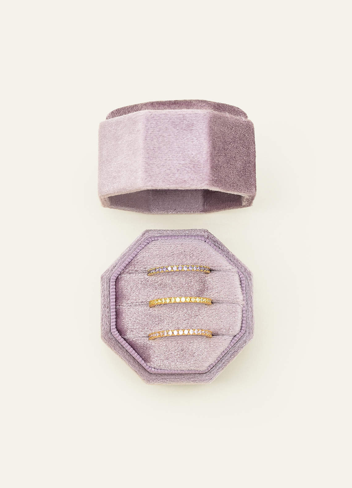Wedding Day Velvet Ring Box — Light Purple — 图 8/132