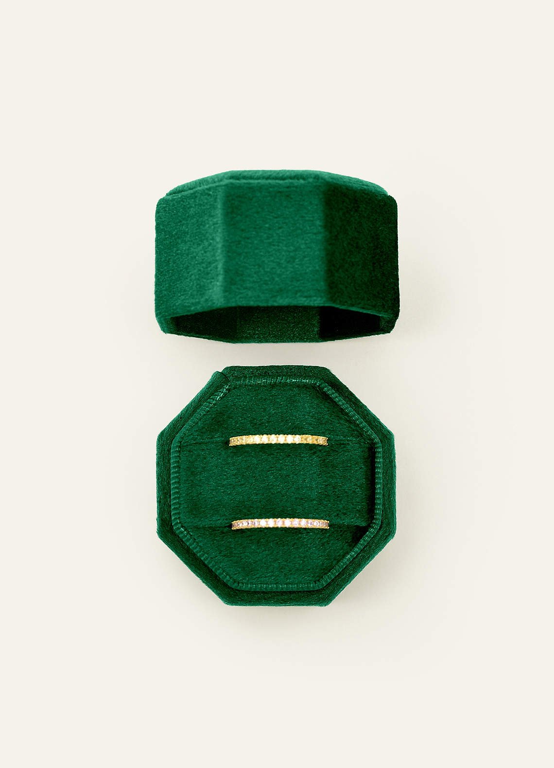 Wedding Day Velvet Ring Box — green — 图 1/132