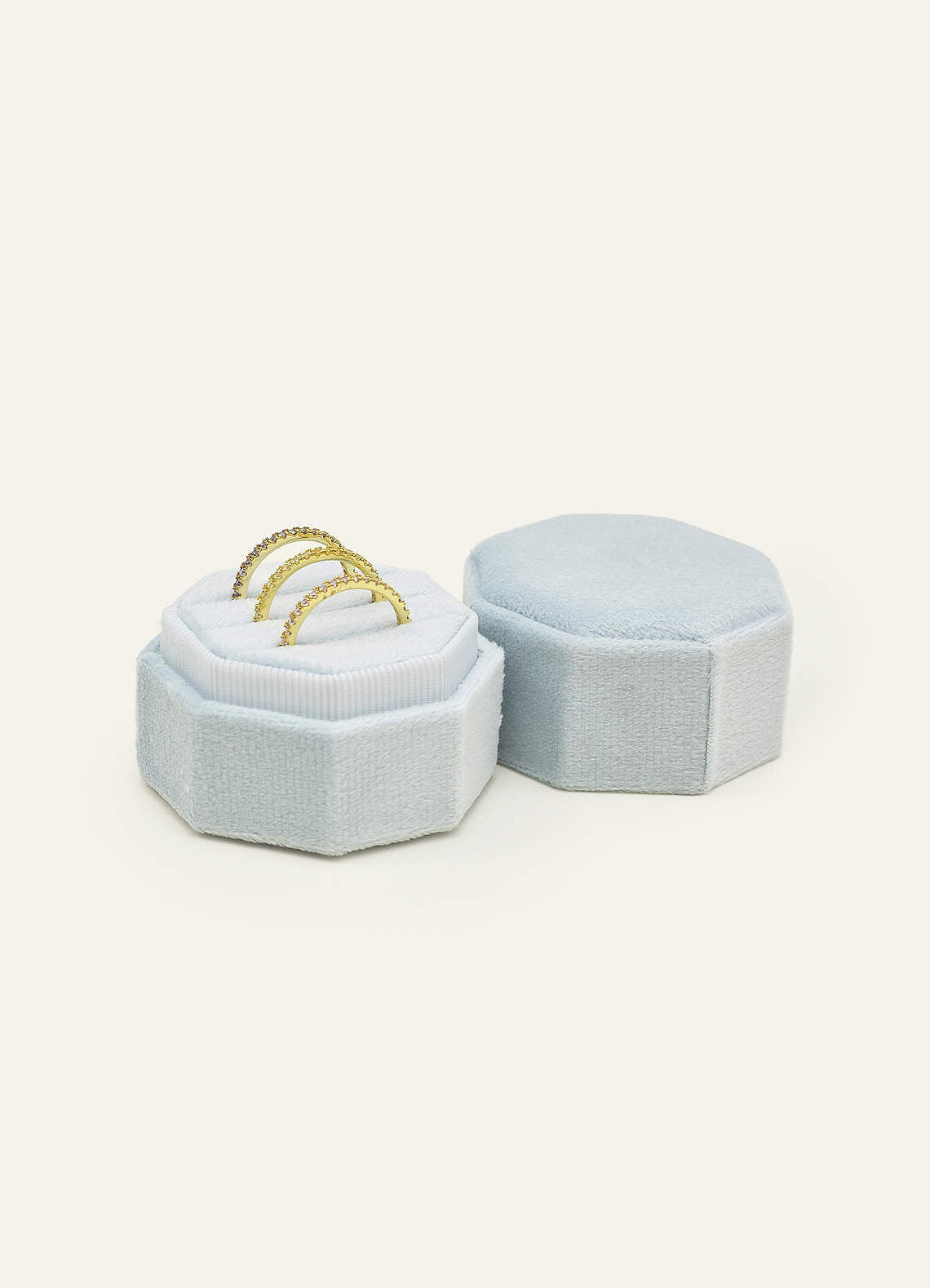 Wedding Day Velvet Ring Box — Light Blue — 图 62/132