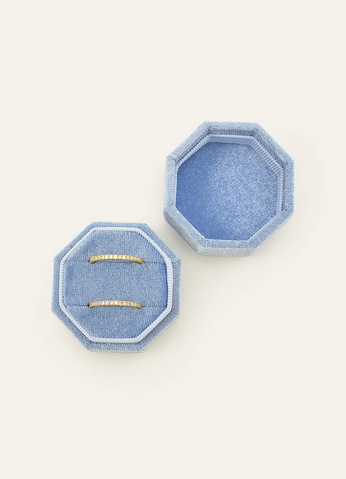 Wedding Day Velvet Ring Box — Blue — 图 28/132