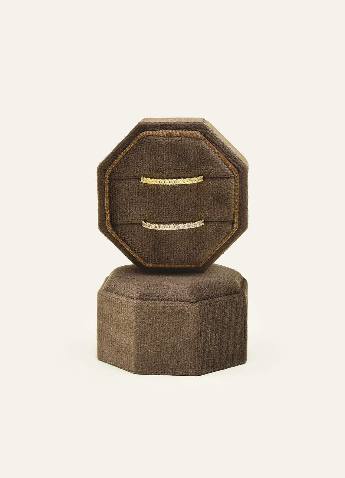 Wedding Day Velvet Ring Box — Brown — 图 79/132