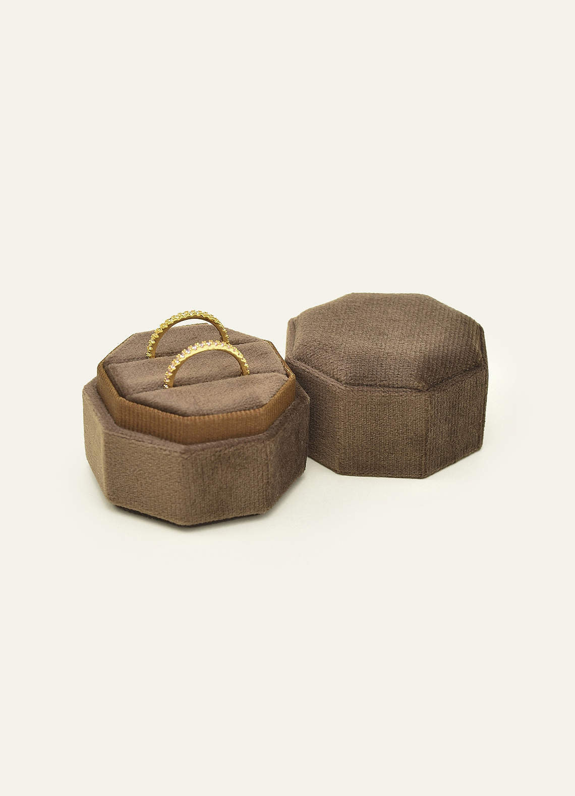 Wedding Day Velvet Ring Box — Brown — 图 57/132