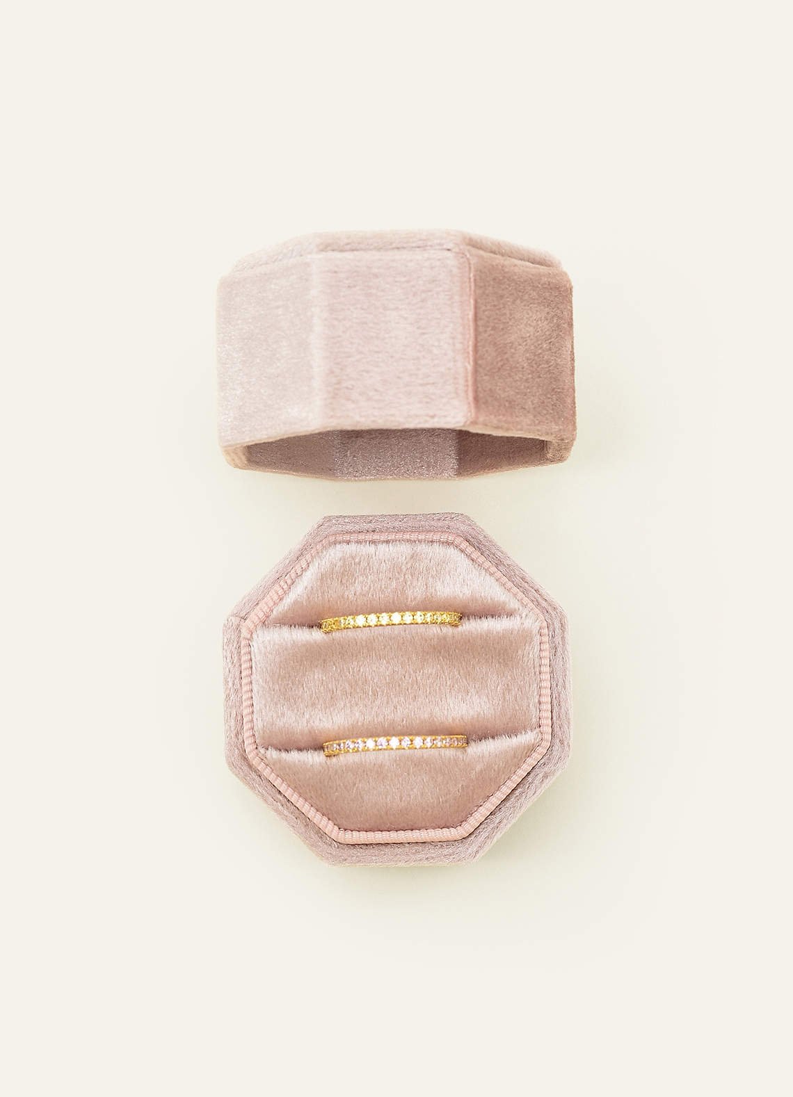 Wedding Day Velvet Ring Box — Light Pink — 图 19/132