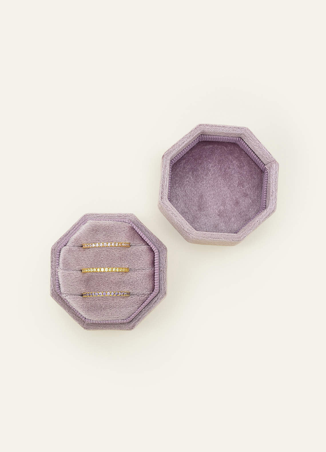 Wedding Day Velvet Ring Box — Light Purple — 图 31/132