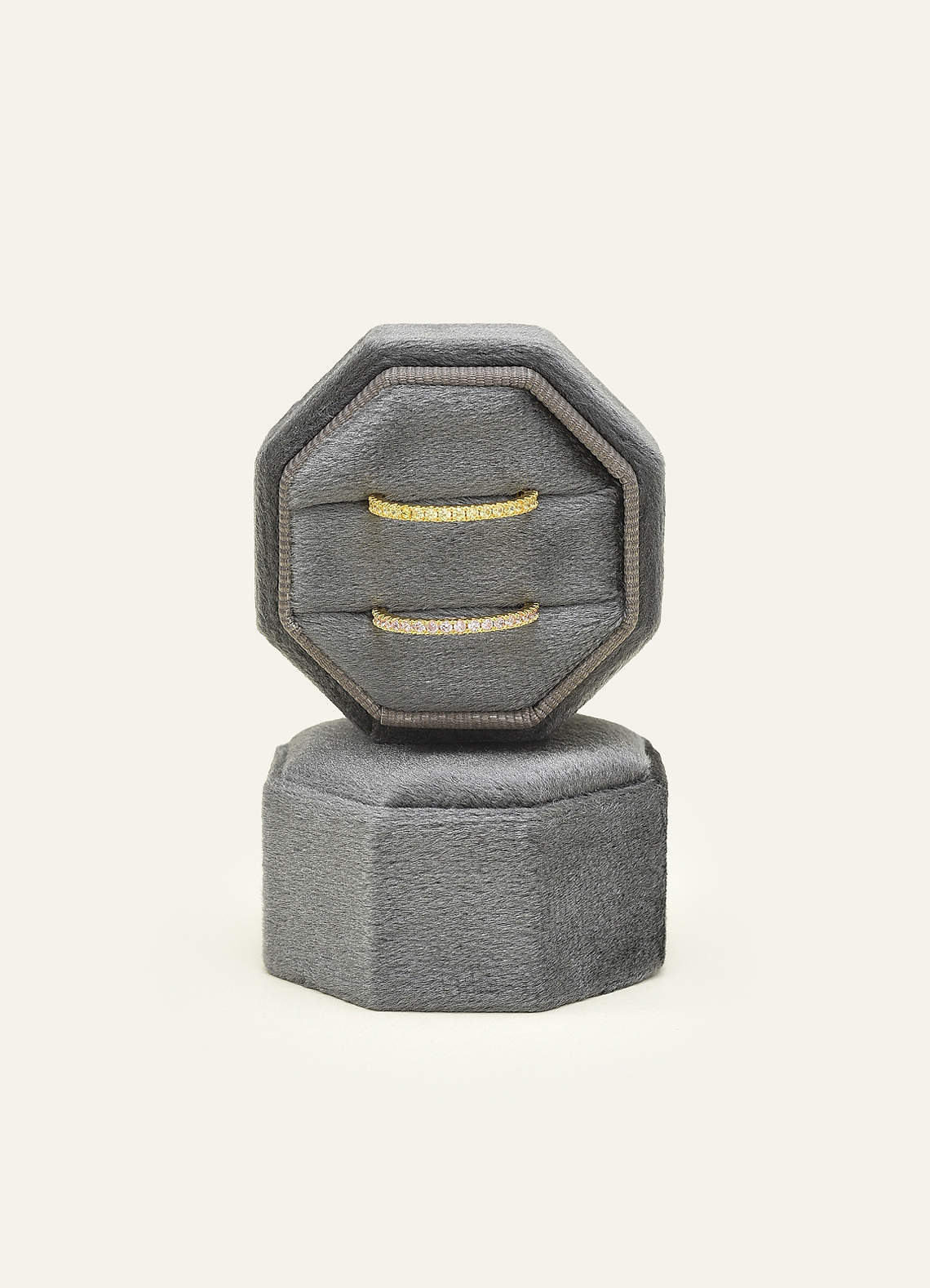 Wedding Day Velvet Ring Box — Dark Grey — 图 85/132