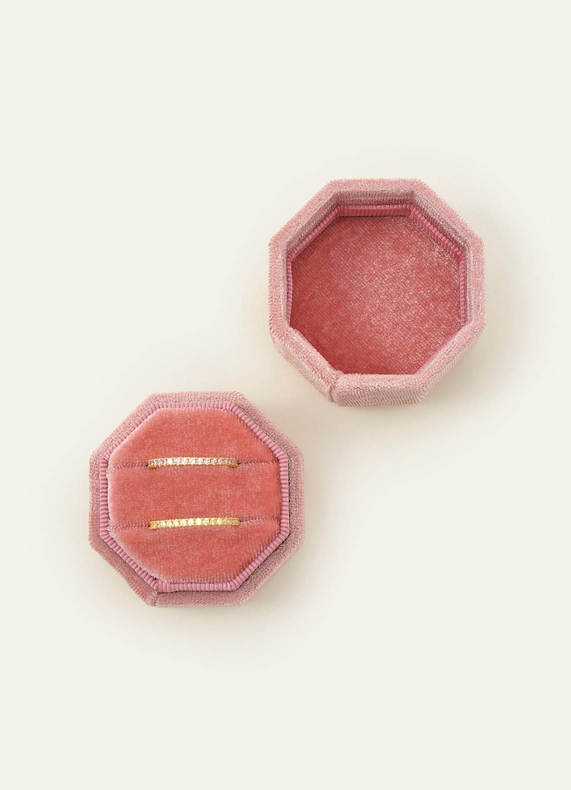 Wedding Day Velvet Ring Box — Powder Pink — 图 29/132