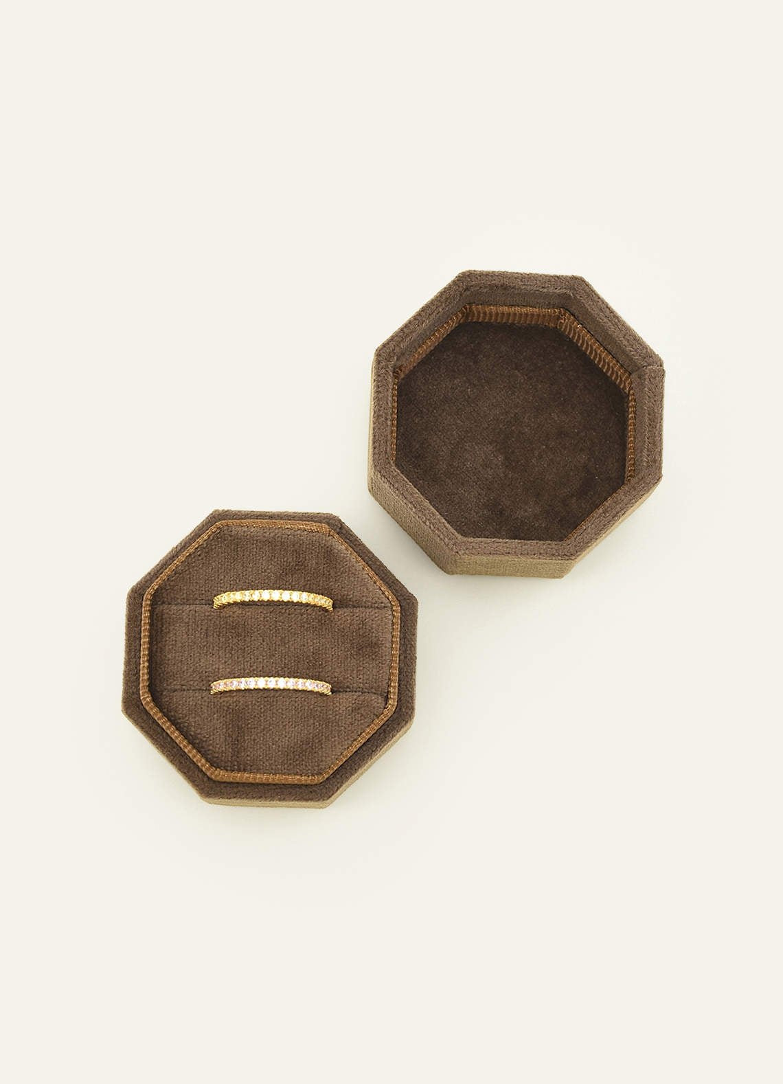 Wedding Day Velvet Ring Box — Brown — 图 34/132