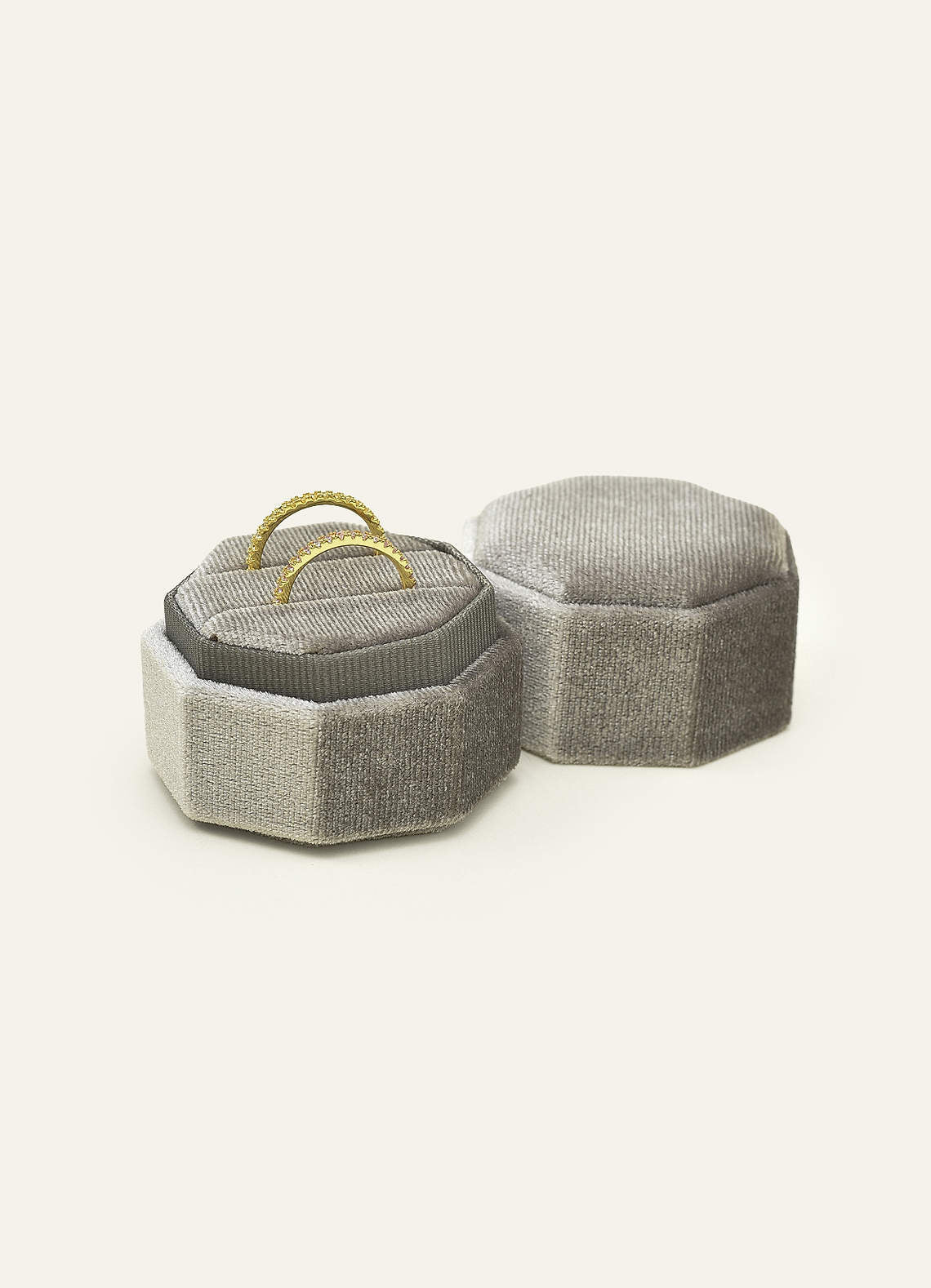 Wedding Day Velvet Ring Box — Grey — 图 60/132
