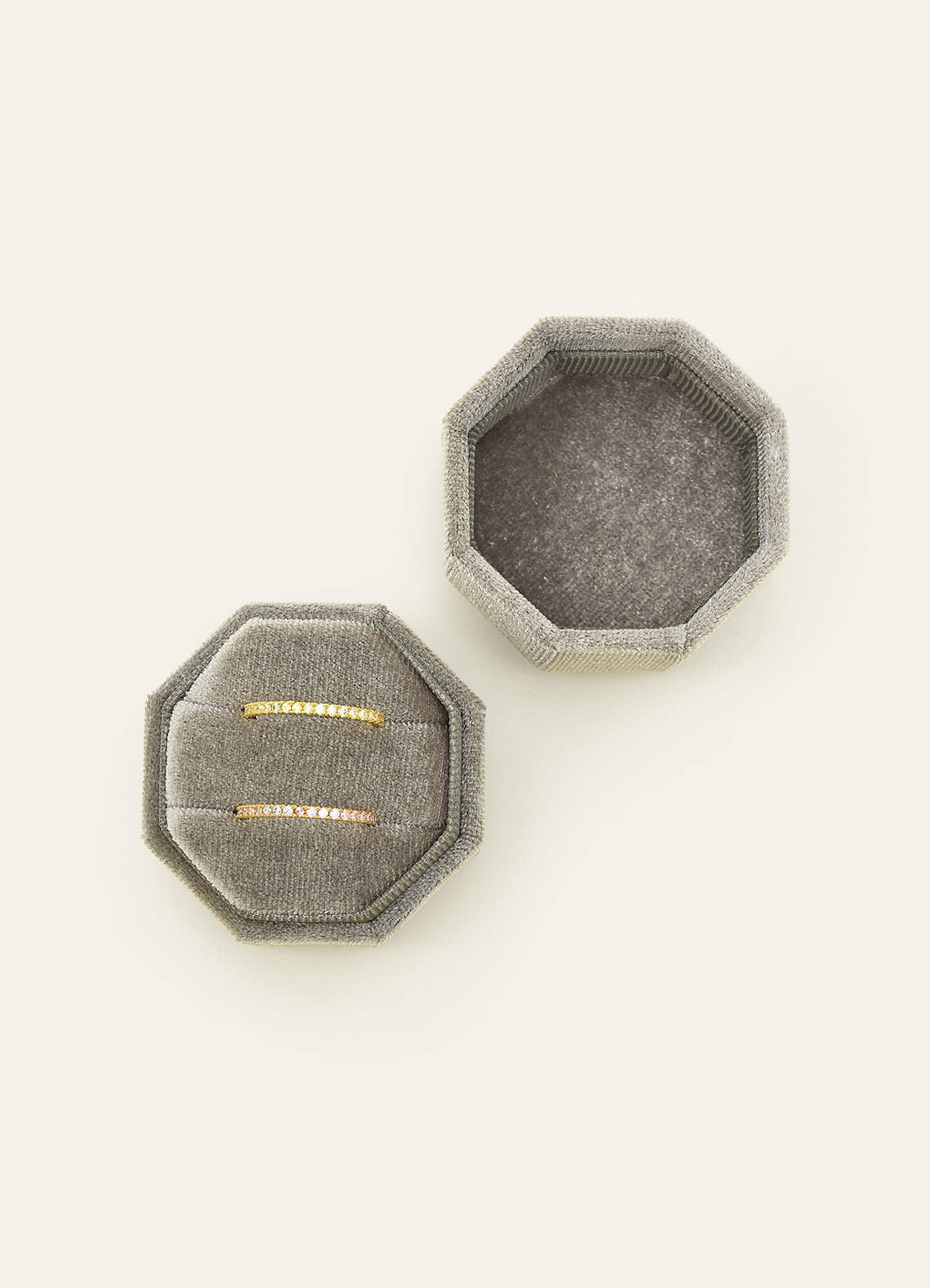 Wedding Day Velvet Ring Box — Grey — 图 37/132