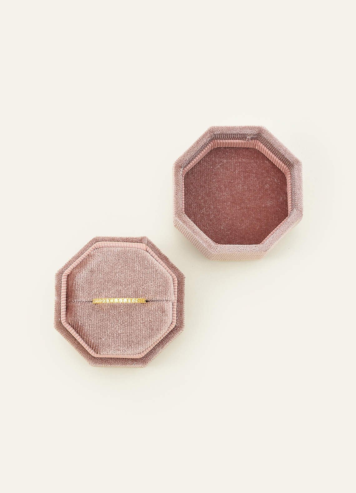 Wedding Day Velvet Ring Box — Dusty Pink — 图 44/132