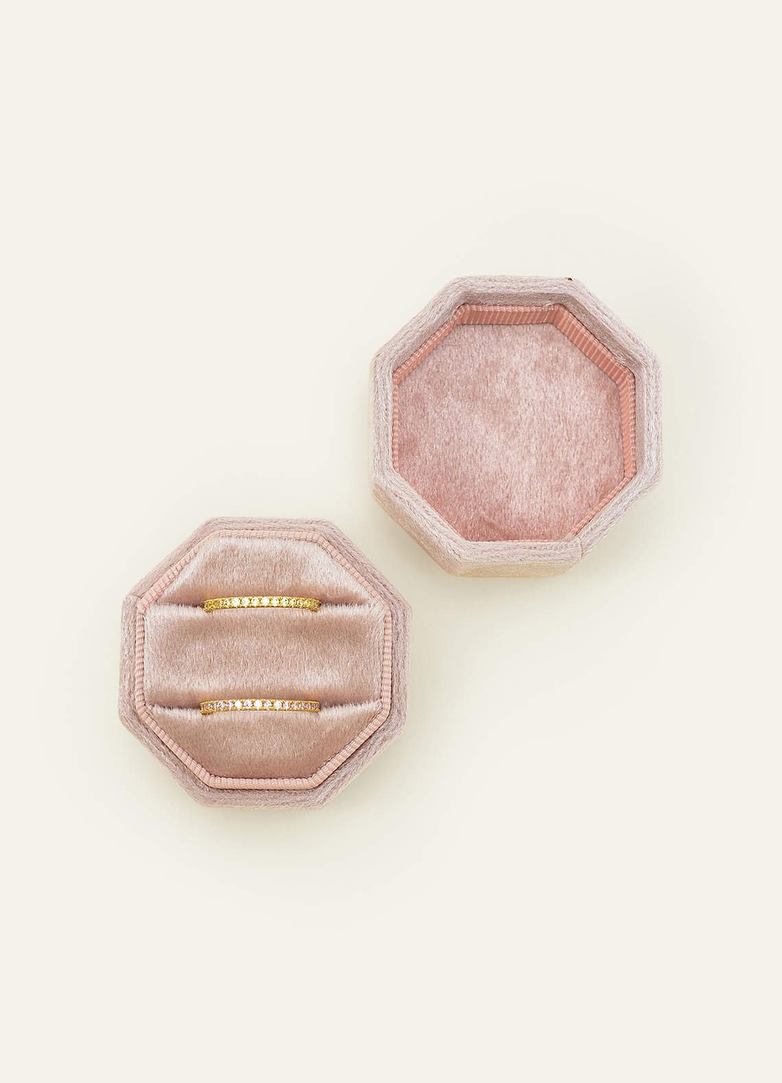 Wedding Day Velvet Ring Box — Light Pink — 图 42/132