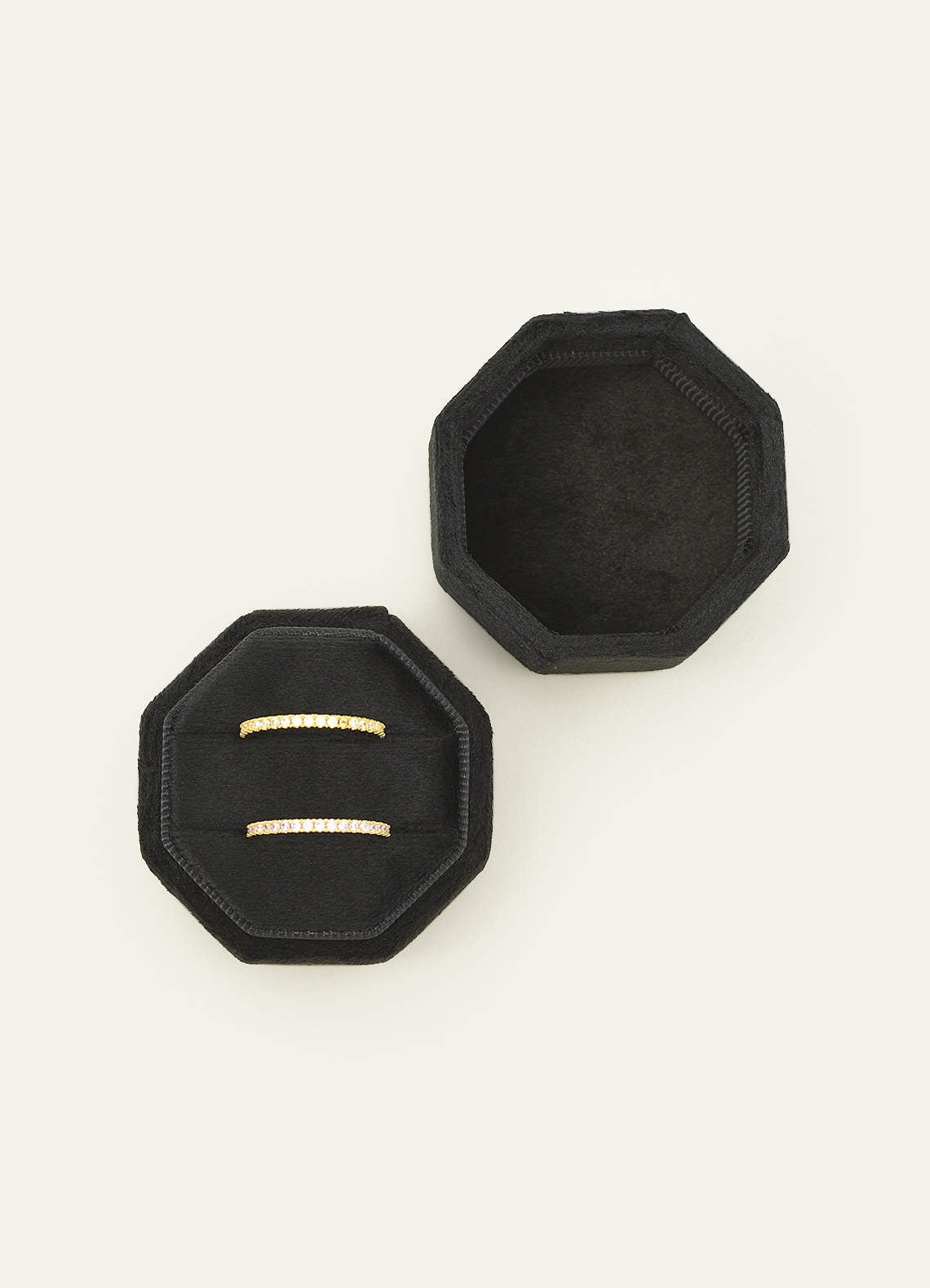 Wedding Day Velvet Ring Box — black — 图 38/132