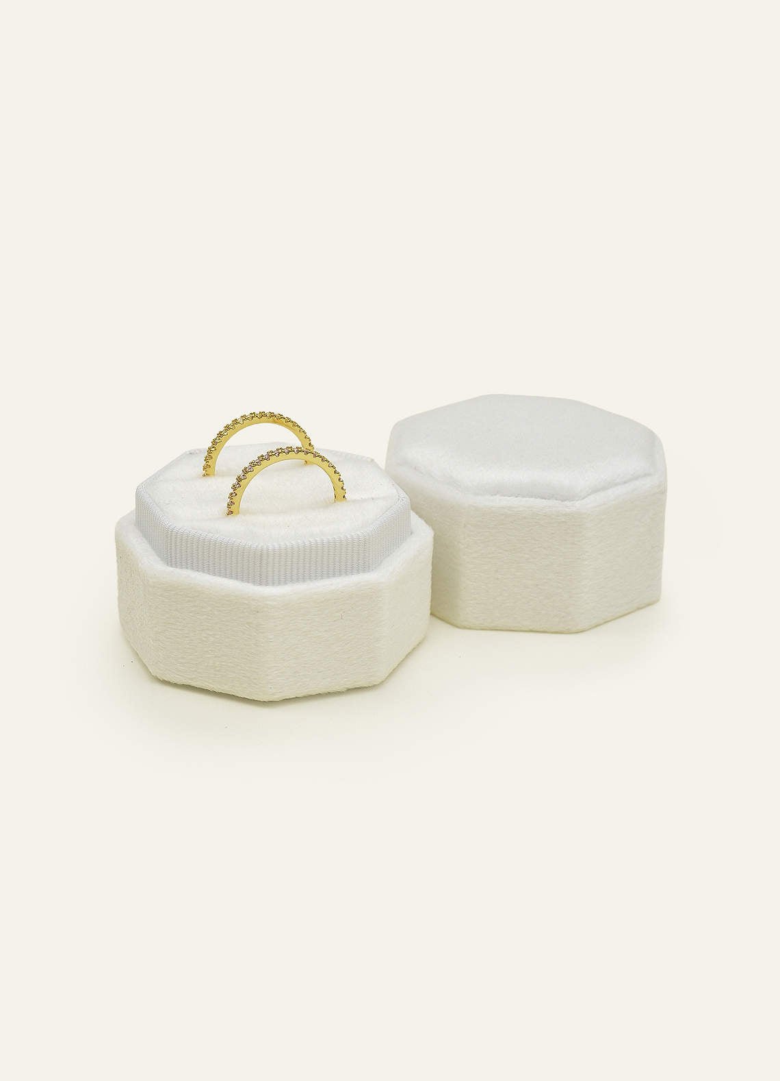 Wedding Day Velvet Ring Box — white — 图 58/132