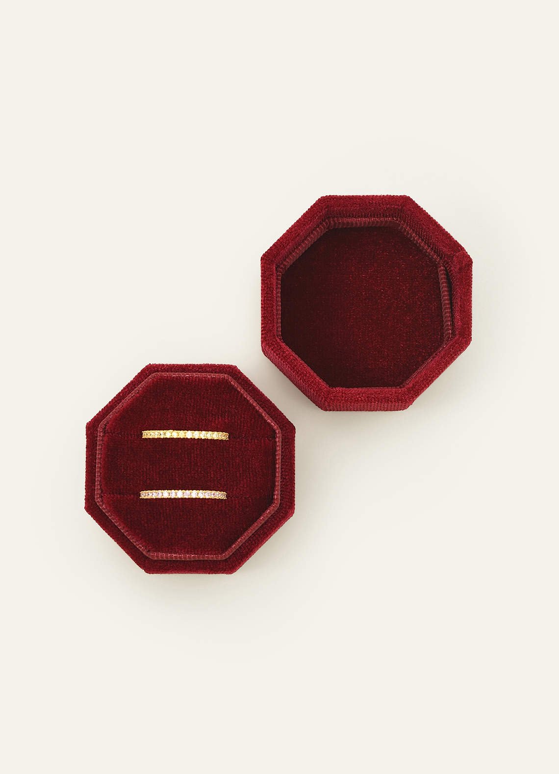 Wedding Day Velvet Ring Box — Red — 图 32/132