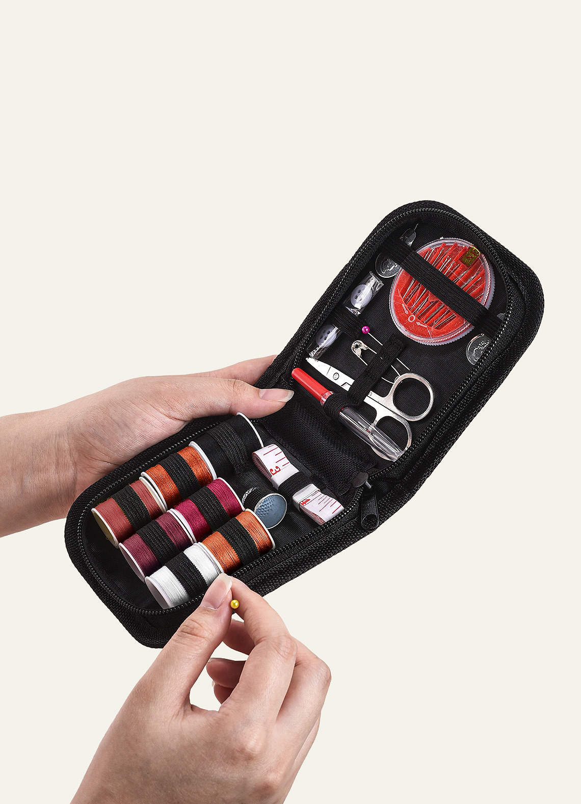 Azazie Matching Color Emergency Sewing Kit — Red and Orange — 图 15/25