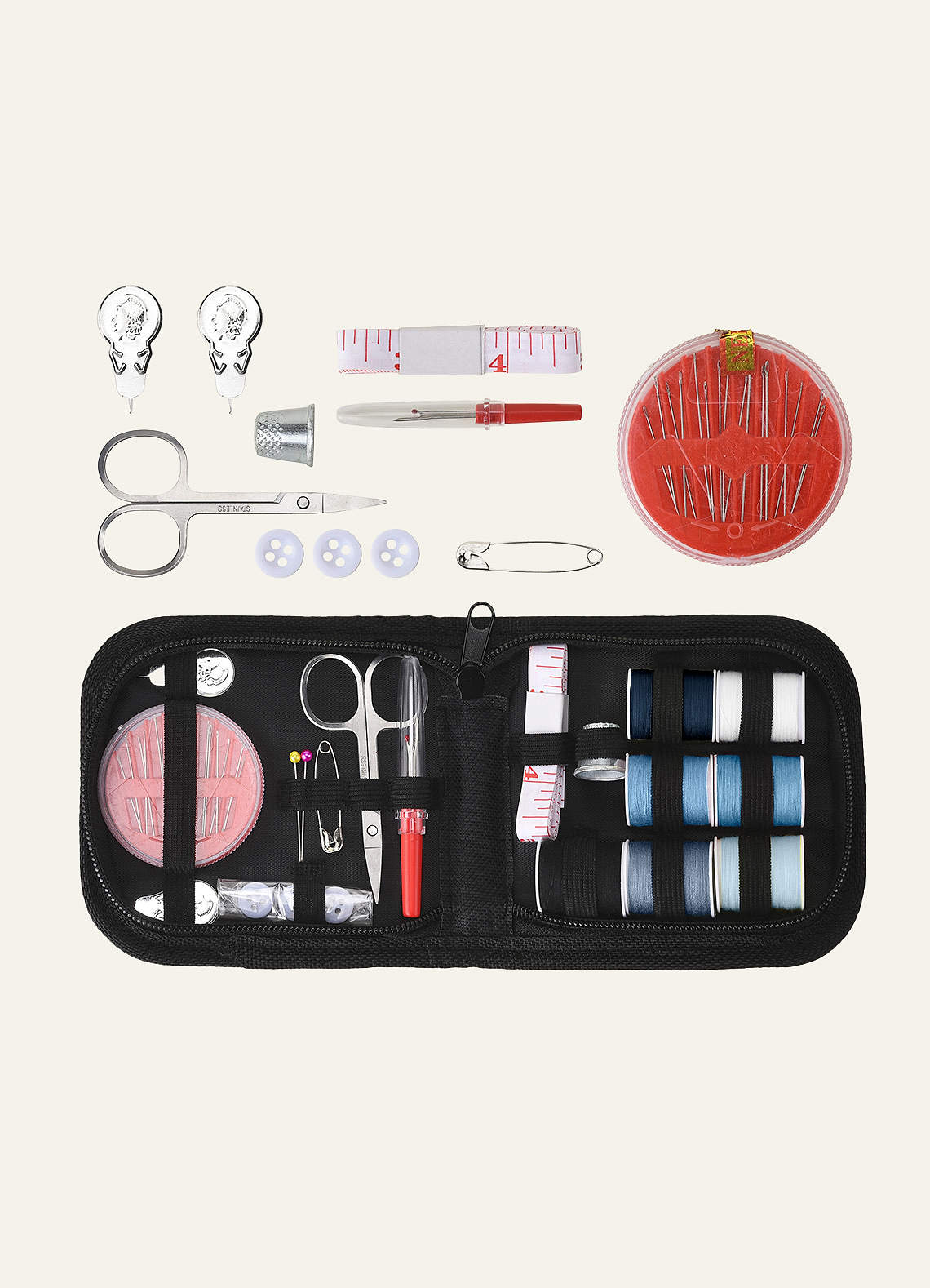 Azazie Matching Color Emergency Sewing Kit — Blue Collection — 图 8/25