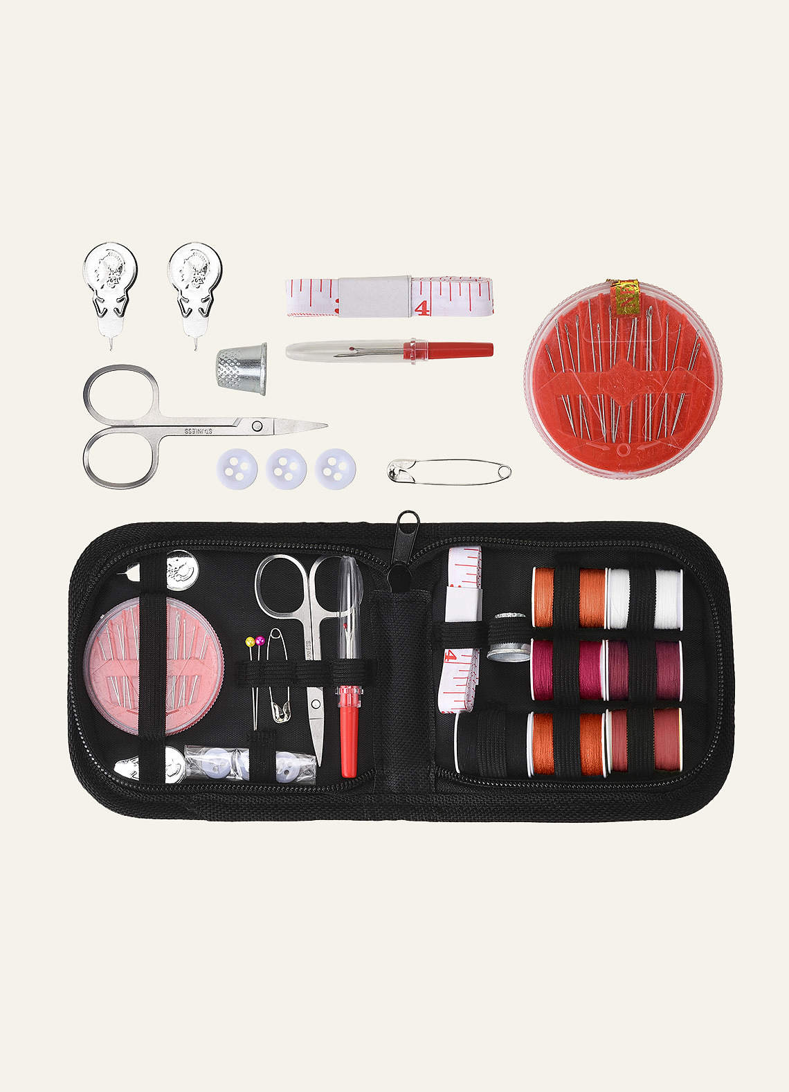 Azazie Matching Color Emergency Sewing Kit — Red and Orange — 图 10/25