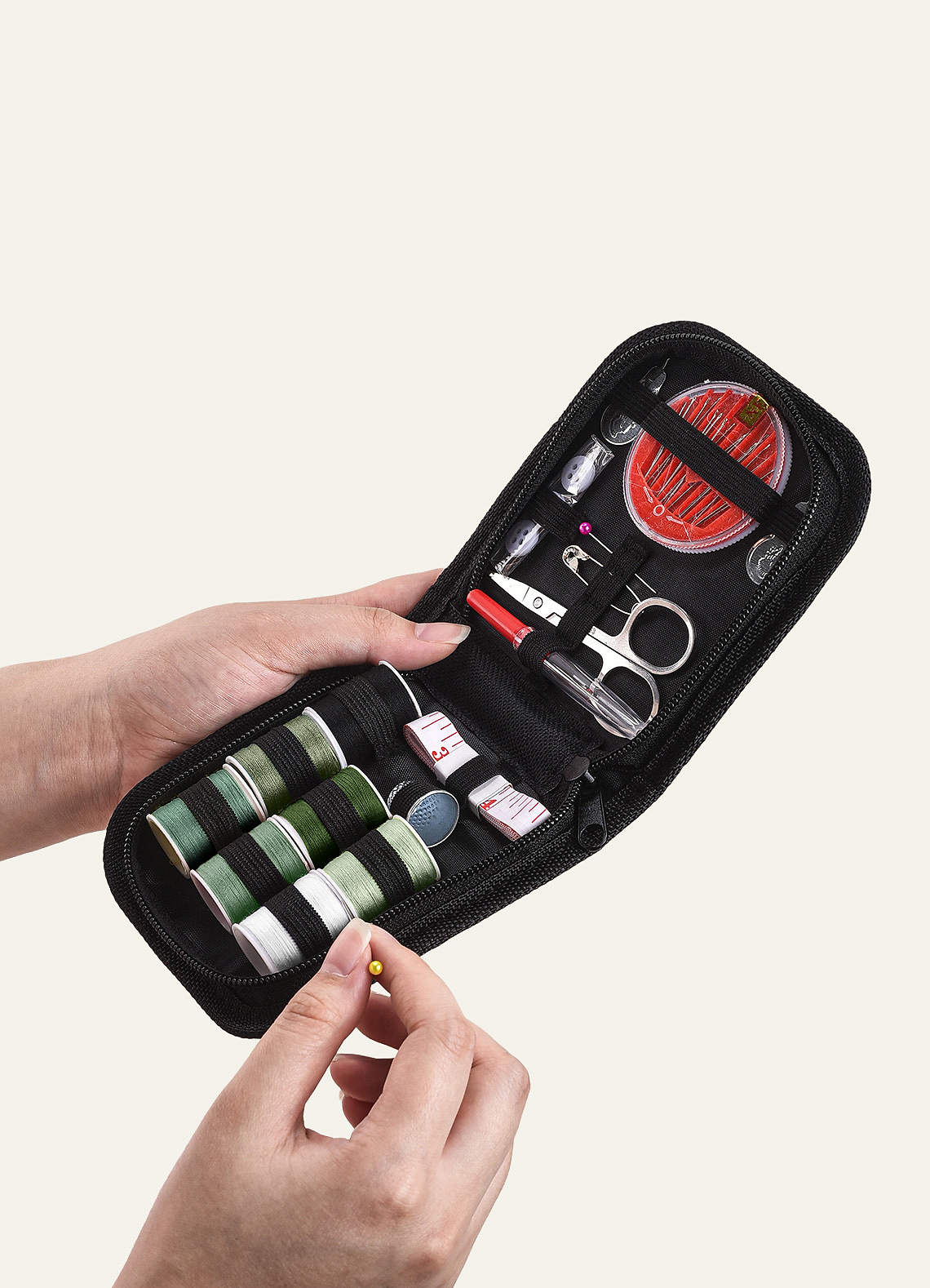 Azazie Matching Color Emergency Sewing Kit — Green Collection — 图 11/25